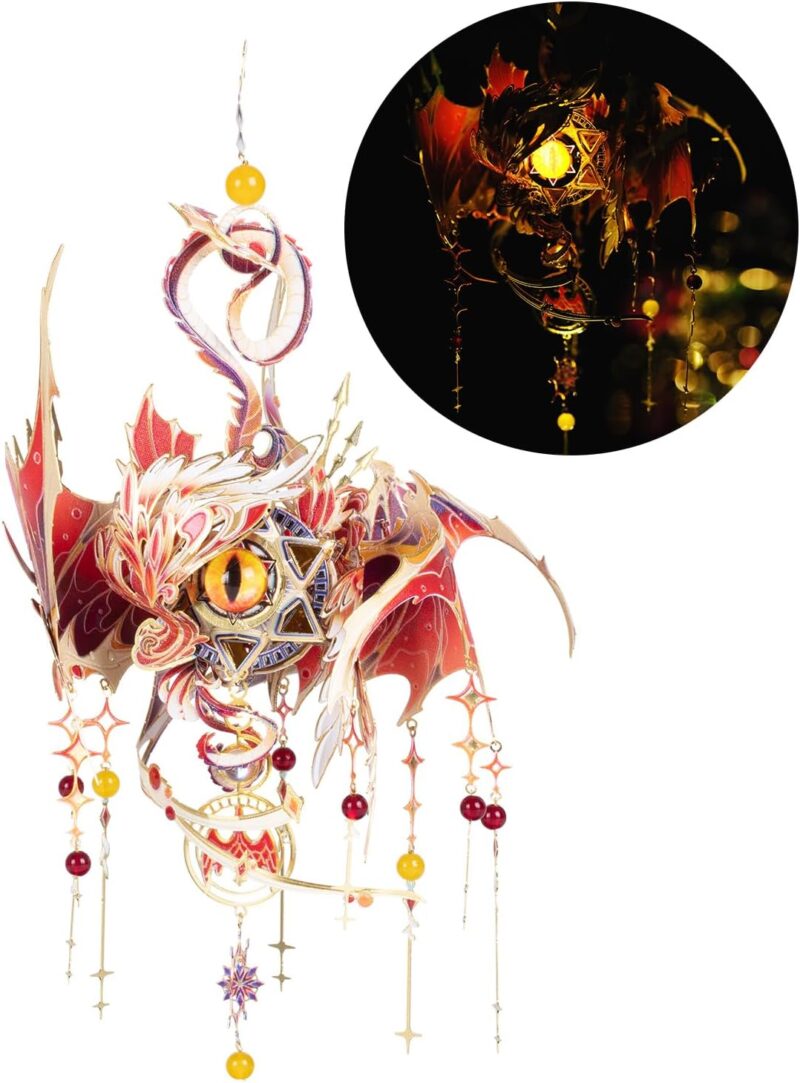 3D Metal Puzzles Model Kits for Adults Building The Eye of Devil, Serpent Evil  Steel Ancient Myths Magic Power Metal Earth Piece DIY Sets, Birthday New Year Xmas Gift - Image 2