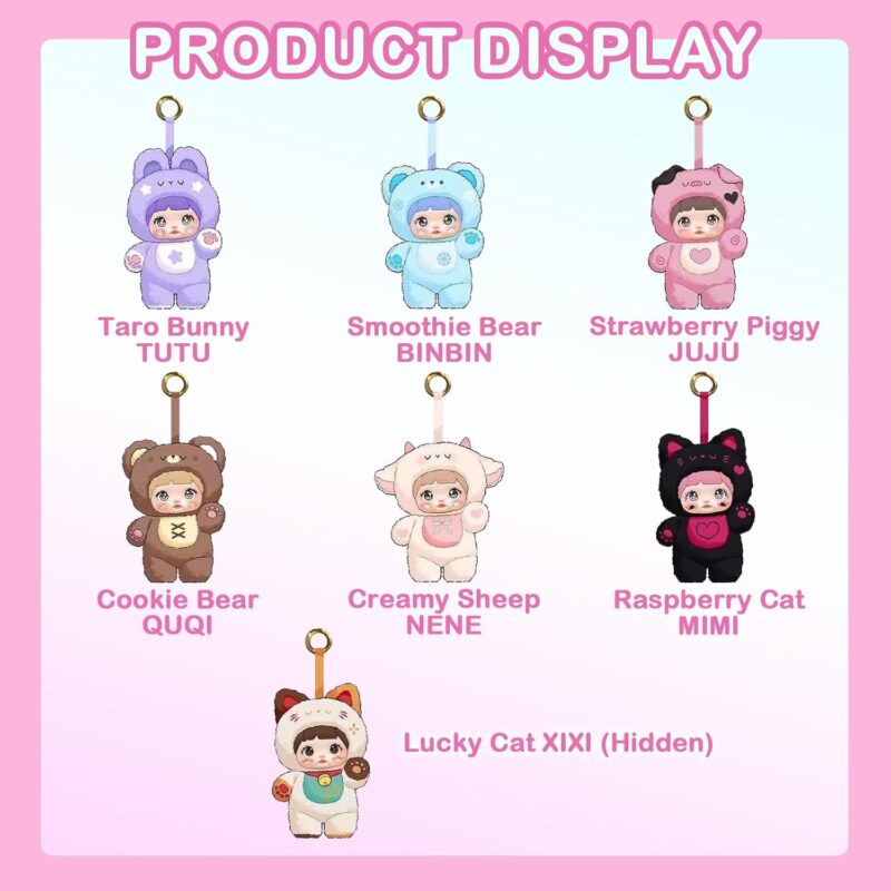 Series Plush Blind Box 1PC (1 of 7 Possible Styles) Cute Figures Collectible Toys Birthday Gifts - Image 2