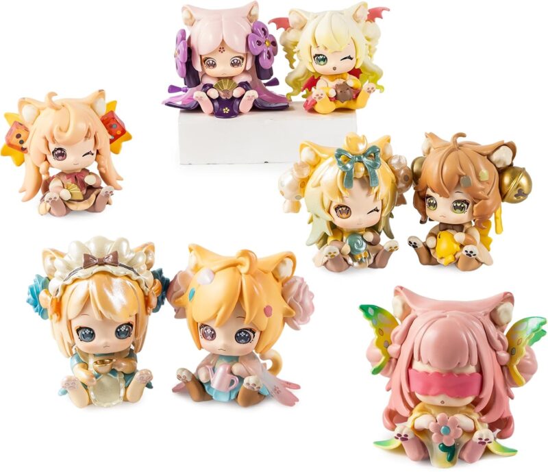 Kitten Office Series Blind Box Single Box (Contains 1 Figure), Cute Figures Collectibles